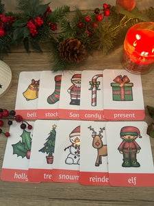 Christmas First Words Flashcards