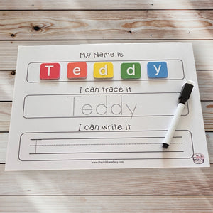 Name Recognition Learning Mat -Stage 2