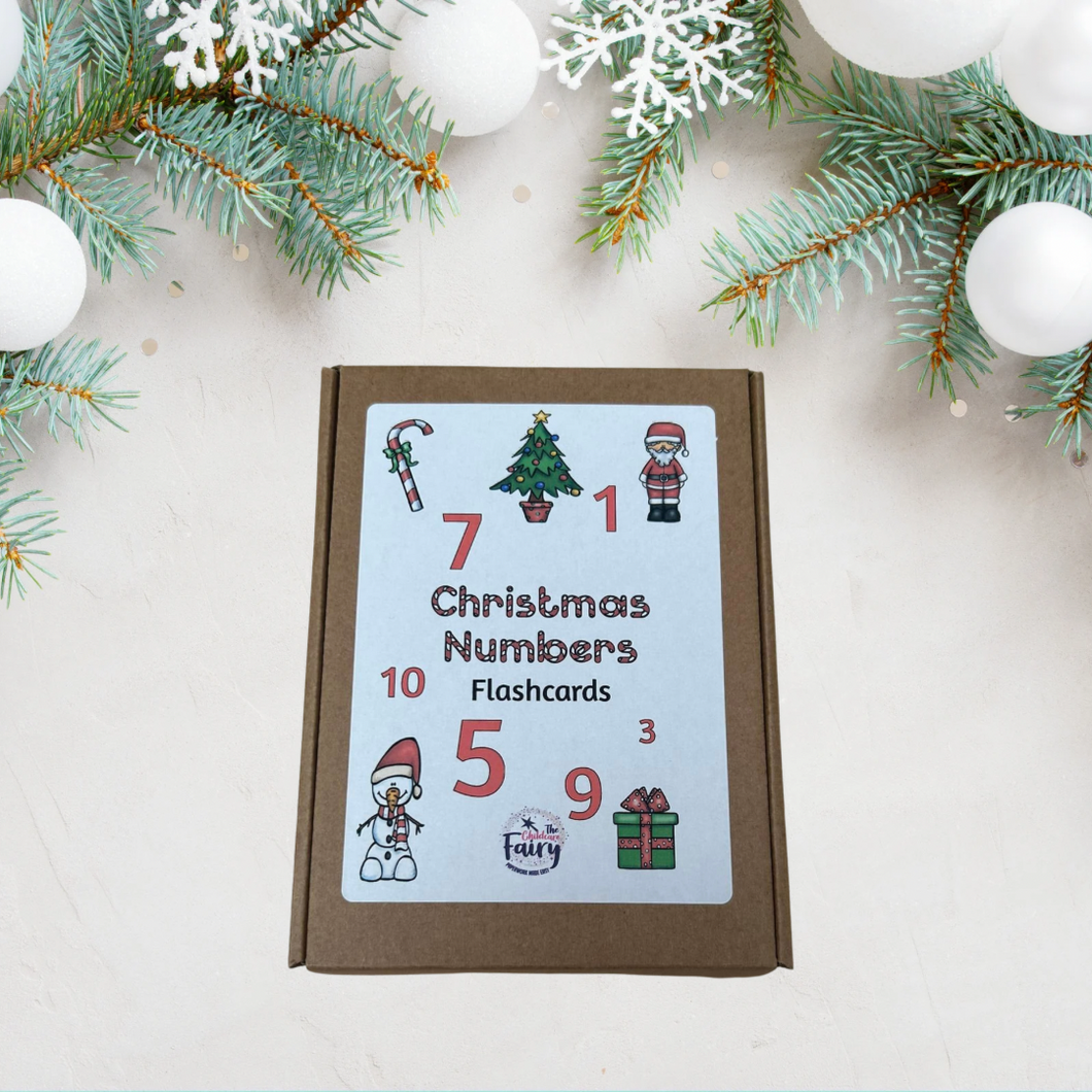 Christmas Numbers Flashcards