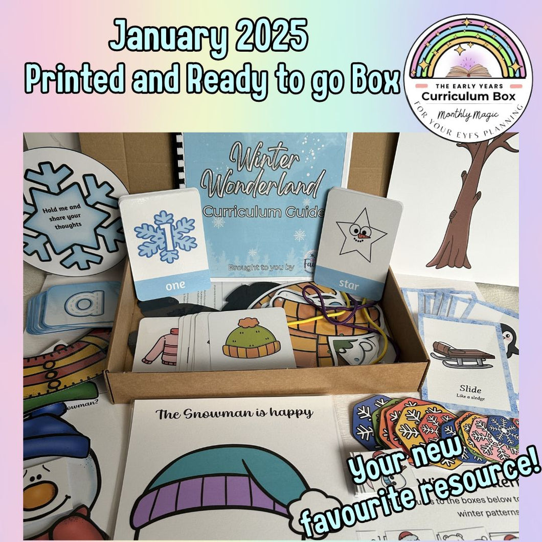 January 2025 Early Years Curriculum Box (Winter Wonderland) – Printed & Ready to Go!