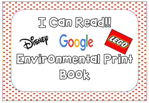 Environmental Print Book Digital Download